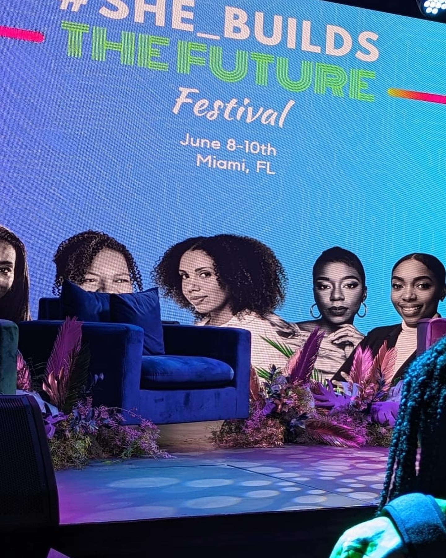 She Builds The Future Festival panel at Miami