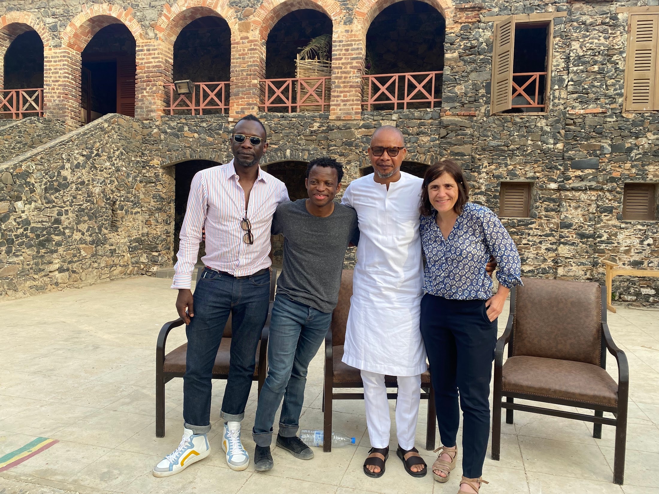 Group portrait at Gorée Island